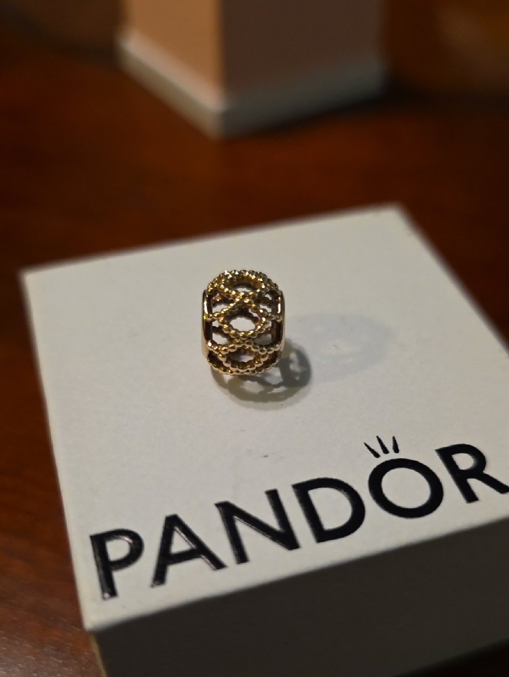 RETIRED PANDORA 14K GOLD WANDERLUST CHARM - Picture 5 of 6